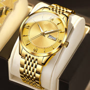 Men's Fashion Automatic  Waterproof Double Calendar