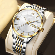 Men's Fashion Automatic  Waterproof Double Calendar