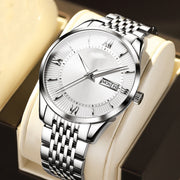 Men's Fashion Automatic  Waterproof Double Calendar