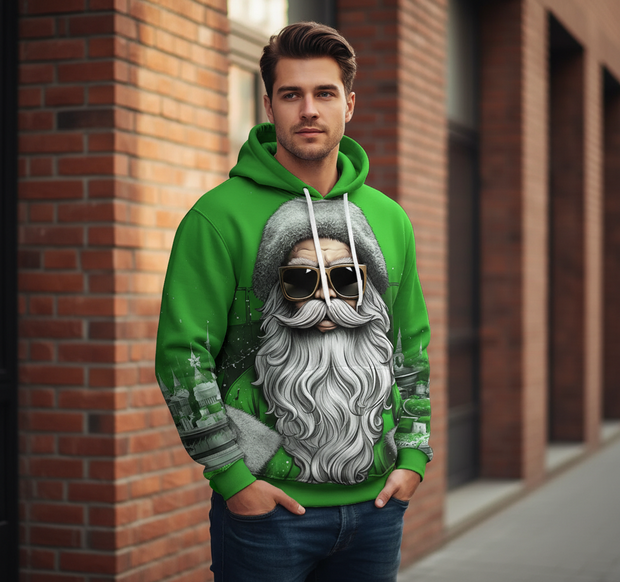 Christmas Pullover Hoodie 3D Digital Print Sweater