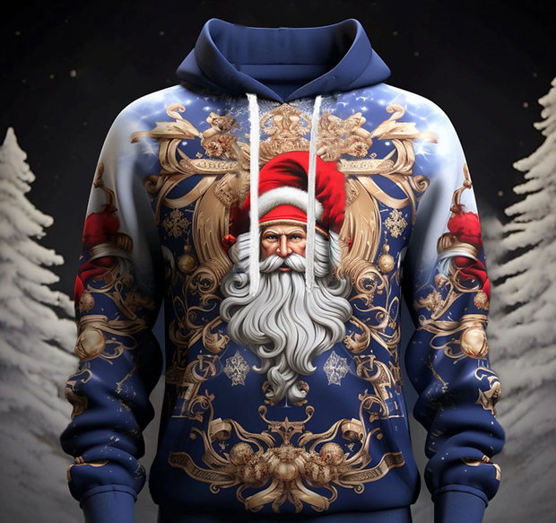 Christmas Pullover Hoodie 3D Digital Print Sweater