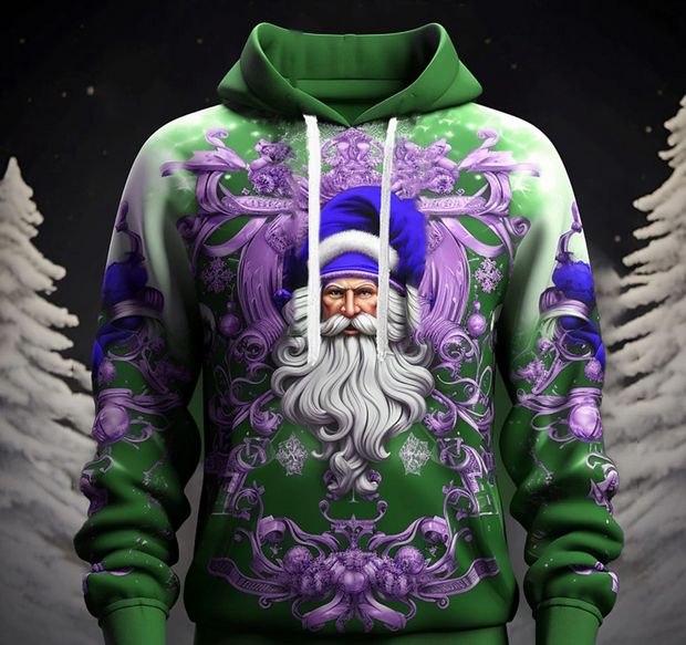 Christmas Pullover Hoodie 3D Digital Print Sweater
