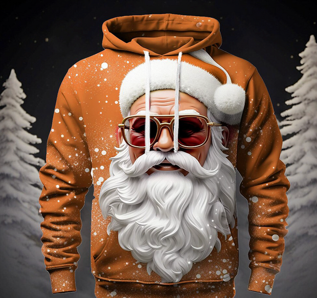 Christmas Pullover Hoodie 3D Digital Print Sweater