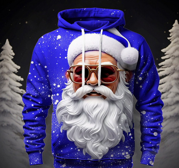 Christmas Pullover Hoodie 3D Digital Print Sweater