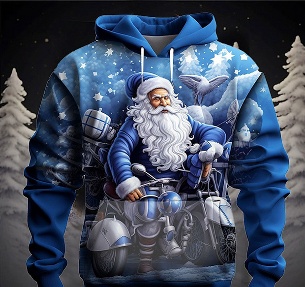 Christmas Pullover Hoodie 3D Digital Print Sweater