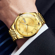 Men's Fashion Automatic  Waterproof Double Calendar
